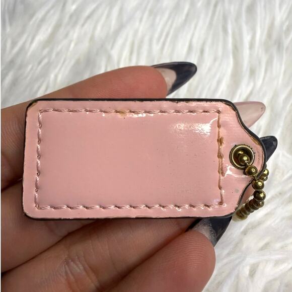 1.5" COACH Fob Bag Charm Hang tag Hangtag - Picture 2 of 2